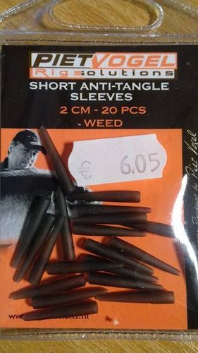 Rig Solution short anti tangle slive 2cm 20 stuks weed