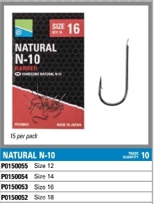 Preston Natural N-10 size 16