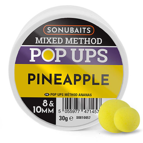 Sonubaits Mixed Method Pop Up Pineapple  8 & 10mm