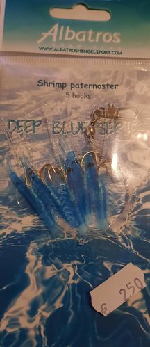 Albatros Deep Blue serie Shrimp paternoster 5 hooks